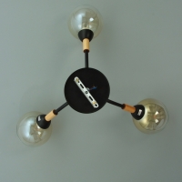 Люстра "Гундер" 3хЕ27 40Вт черный 57х57х25 см Люстра "Гундер" 3хЕ27 40Вт черный 57х57х25 см