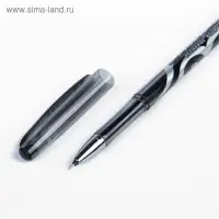 Ручка гелевая со стираемыми чернилами 0.5 мм, стержень чёрный, корпус тонированный