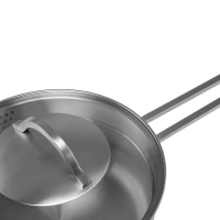 Ковш сотейник 1,5 л кухонный Solid-16SP с крышкой и носиком