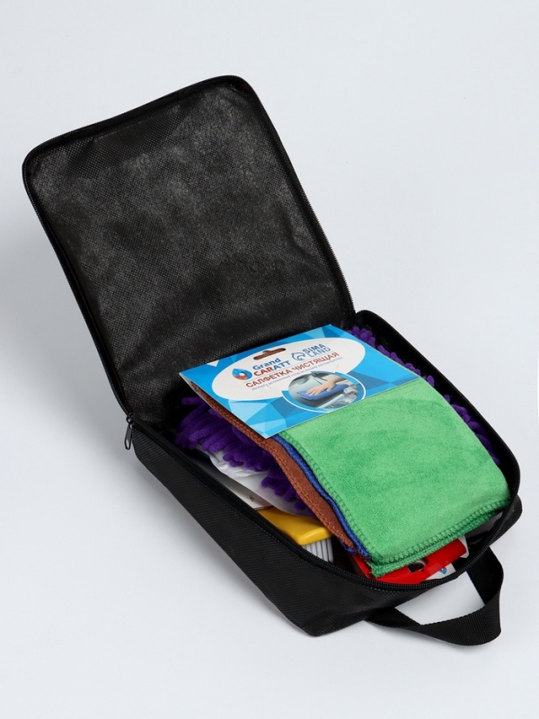 Набор автомобилиста для чистки салона, 9 предметов