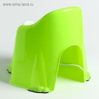 Горшок детский антискользящий &laquo;Комфорт&raquo; с крышкой, съёмная чаша, цвет салатовый