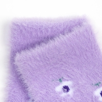 Носки женские махровые MINAKU &laquo;Цветочки&raquo;, размер 36-39 (23-25 см)