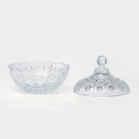 Сахарница стеклянная FUJIN, 510 мл