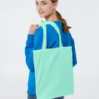 Холщовая сумка Avoska, бирюзовая, ver.1