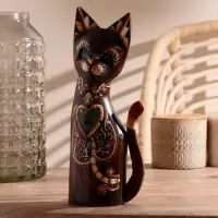 Интерьерный сувенир &laquo;Кошка с черепахой&raquo;, 30 см