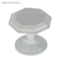 Ручка кнопка ТУНДРА PK034CP, цвет хром