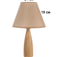 Лампа настольная BayerLux ЭКО "Тон" 1х40Вт Е27 коричневый 24х24х41,5см