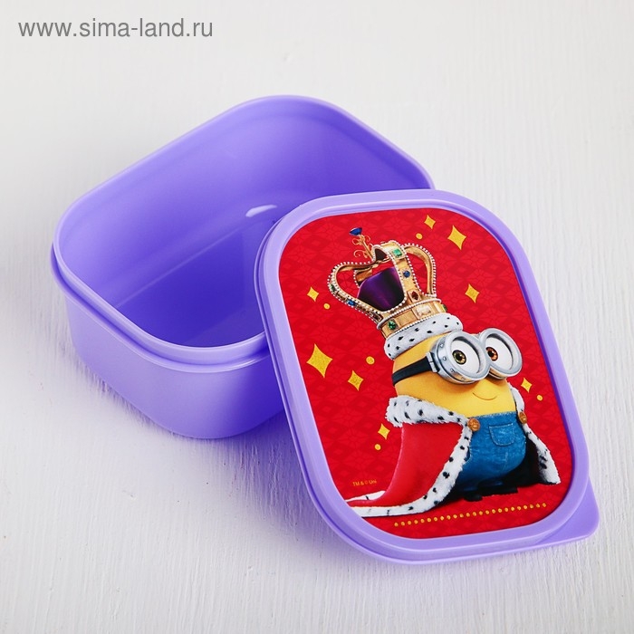 Ланч-бокс прямоугольный 0,5 л Ланч-бокс прямоугольный 0,5 л "Minions" Гадкий Я