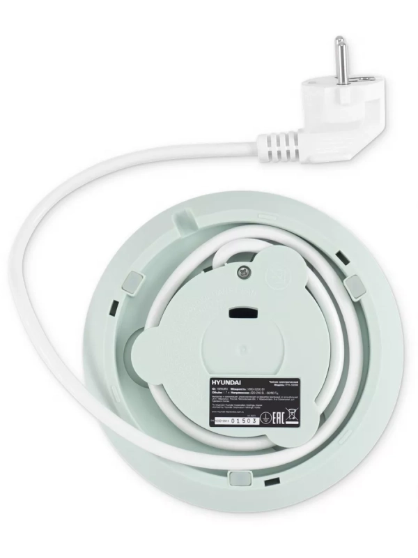 Чайник HYK-S9999 1.7л. 2200Вт светло-зеленый