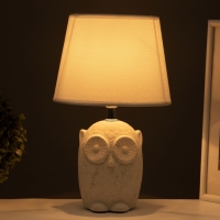 Настольная лампа "Майа" 1х40Вт Е14 белый 20х20х32,5см