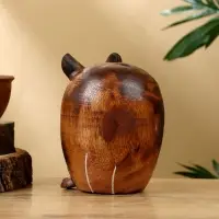 Копилка "Совенок" дерево 10х10х13 см