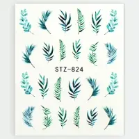 Слайдеры для ногтей &laquo;GREEN&raquo;, зелёные