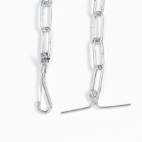 Цепь для привязи собак, сварные звенья, 1,8 м, калибр 45 мм, толщина проволки 4,2 мм