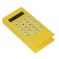 Калькулятор настольный, 8-ми разрядный. Цвет серебряный с чёрными боками и со стразами