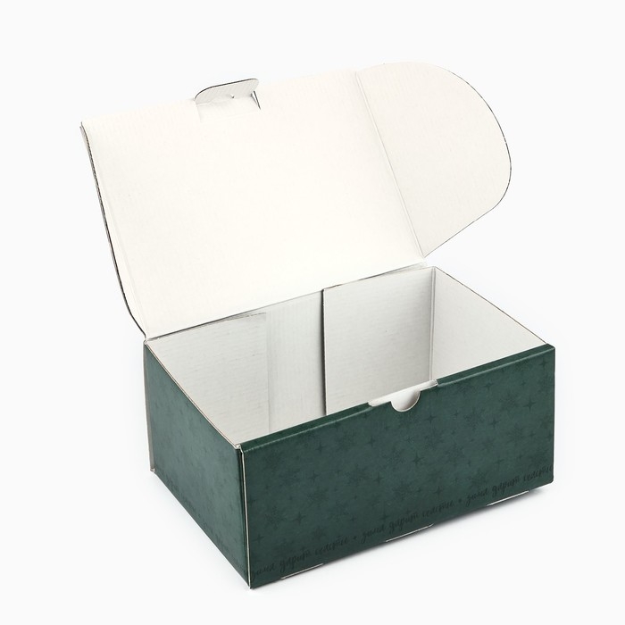 Коробка подарочная новогодняя складная &laquo;Зимняя сказка&raquo;, 22 х 15 х 10 см, Новый год