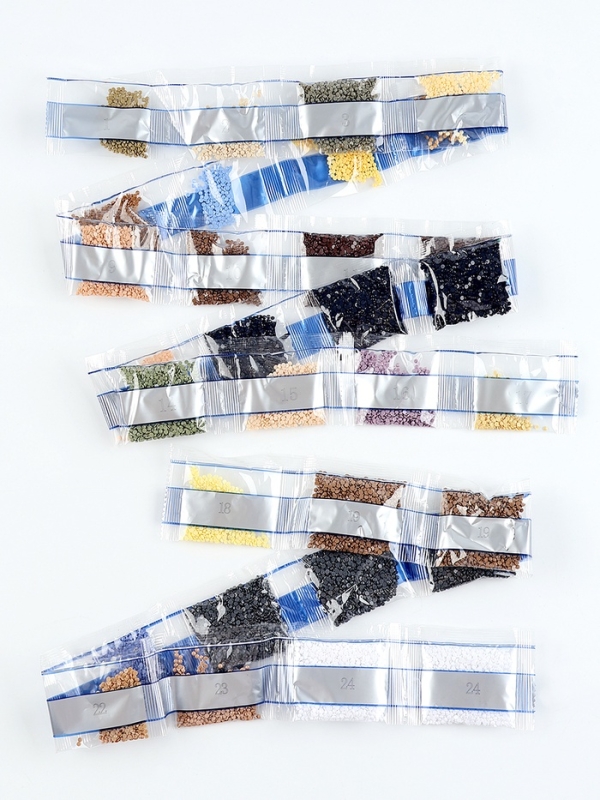 Алмазная мозаика с полным заполнением на холсте с подрамником &laquo;Мусье кот&raquo;, 40 х 50 см