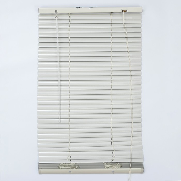 Жалюзи горизонтальные 60&times;160 см, цвет бежевый