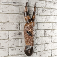 Маска дерево "Буйвол" 50х14х5 см