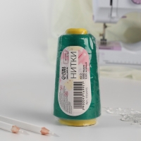 Нитки 40/2, 2700 м, цвет зелёный