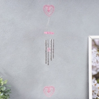 Музыка ветра пластик "Сердце"МИКС 4 трубочки 10*1 см 2 фигурки h=52 см Музыка ветра пластик "Сердце"МИКС 4 трубочки 10*1 см 2 фигурки h=52 см