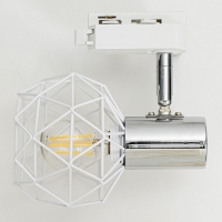 Светильник трековый "Арпи" Е14 40Вт белый 15х12х18см Светильник трековый "Арпи" Е14 40Вт белый 15х12х18см