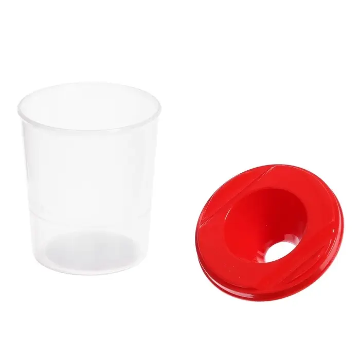 Стакан - непроливайка для рисования ErichKrause Classic, 200 мл, красный