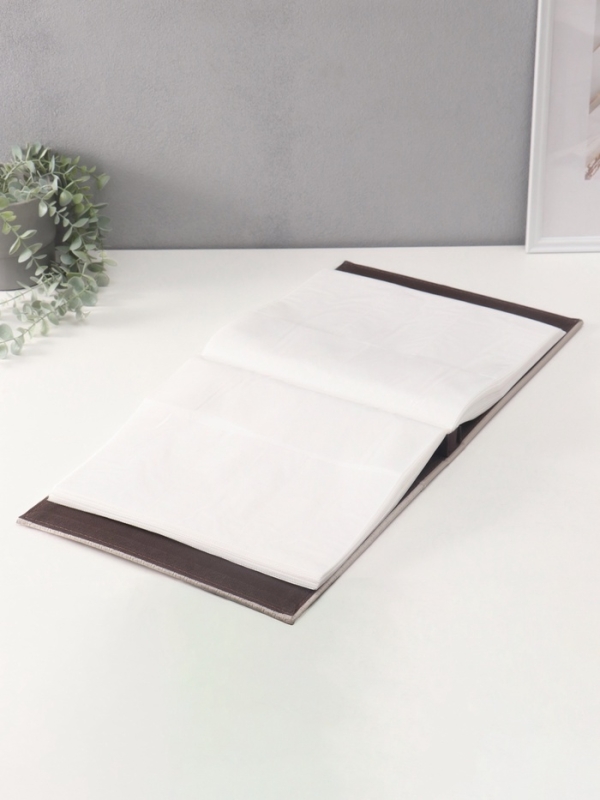 Фотоальбом на 500 фото 10х15 см "Вязаный узор" кожзам, серый, в коробке 5,5х32,5х34 см