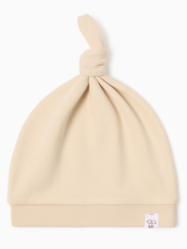 Шапочка детская с узелком MINAKU "Nature", цвет бежевый, размер 42