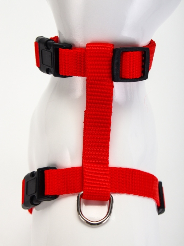 Комплект для кошек, ширина 1,5 см, ОШ 16,5-27 см, ОГ 21-35 см, поводок 120 см, красный