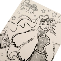 Набор творчества &laquo;Барби&raquo; картина светящаяся в темноте (неоновая раскраска)