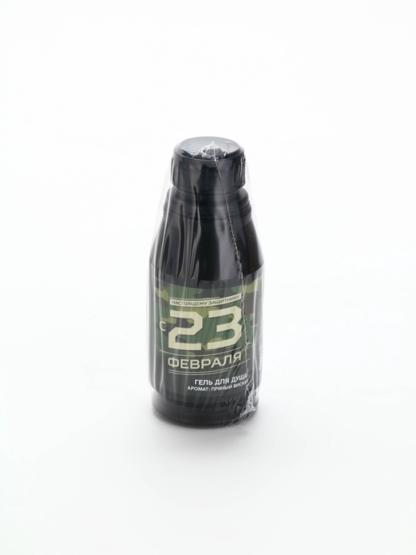 УЦЕНКА Гель для душа пуля ЧИСТОЕ СЧАСТЬЕ &laquo;С 23 Февраля!&raquo;, 200 мл, аромат пряного виски