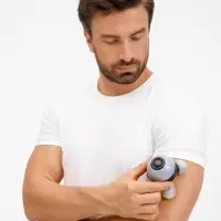 Ручной вибромассажер Spacy, серый с черным