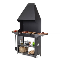 Мангал Professional Standart Zont PSZ3000, 158.2&times;41.2&times;207.9 см, 3 мм, полки, с крышей