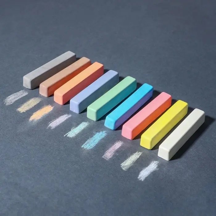 Мелки цветные школьные 9 шт. &laquo;Единорог&raquo; &laquo;Минни Маус и единорог&raquo;