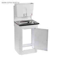 Умывальник "ТермМикс", с ЭВН, нержавеющая мойка, пластиковый бак, 1250 Вт, 17 л, белый