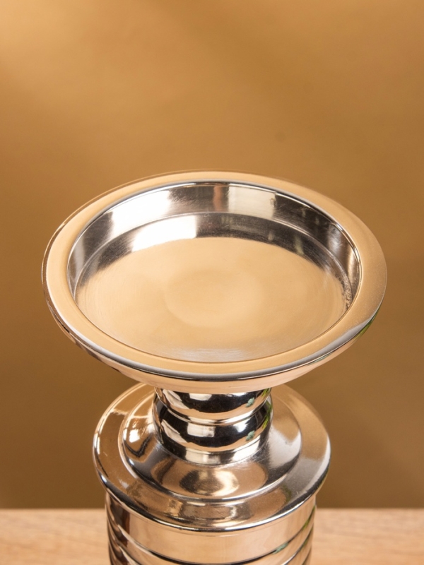 Подсвечник "Виктори" 13х13х29 см, алюминий