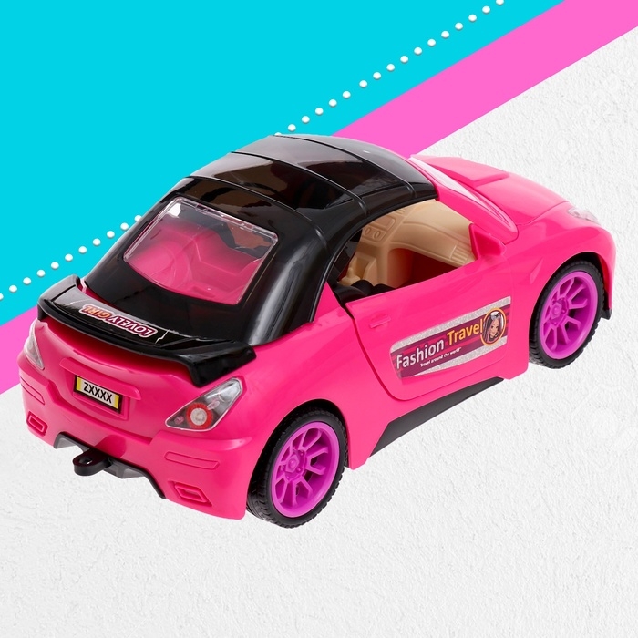 Игровой набор &laquo;Путешественницы&raquo; машина с прицепом, вертолёт, куклы, аксессуары