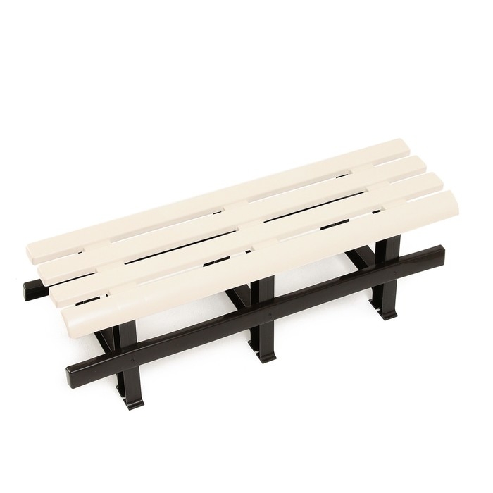 Скамейка пластиковая Альтернатива для дачи 1.2х0.4х0.42 м, без спинки, нагрузка до 212 кг Скамейка пластиковая Альтернатива для дачи 1.2х0.4х0.42 м, без спинки, нагрузка до 212 кг