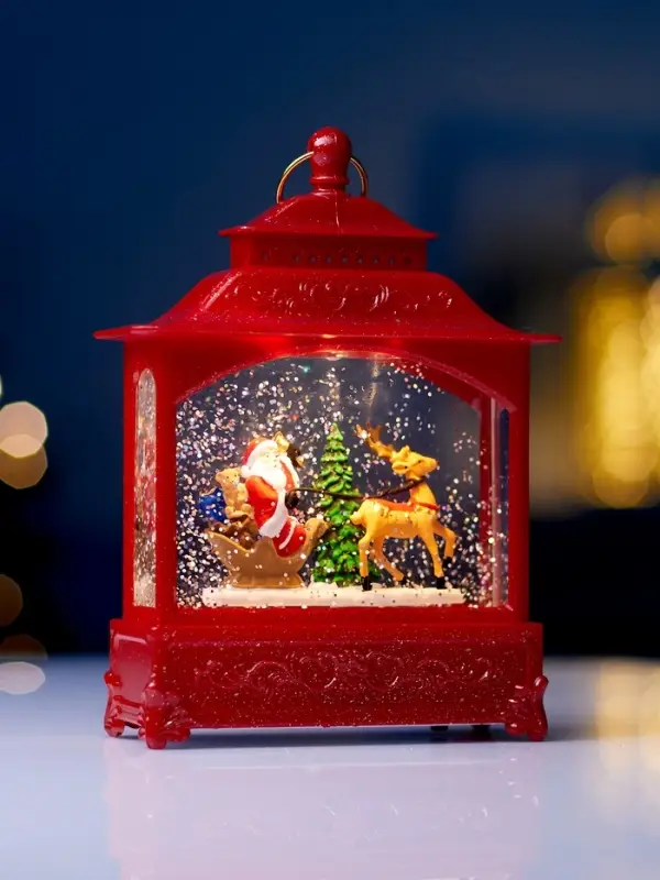 Фигура светодиодная "Упряжка" 5.5х14х19.5 см, 3хААА (не в компл.), музыка, USB, Т/БЕЛЫЙ