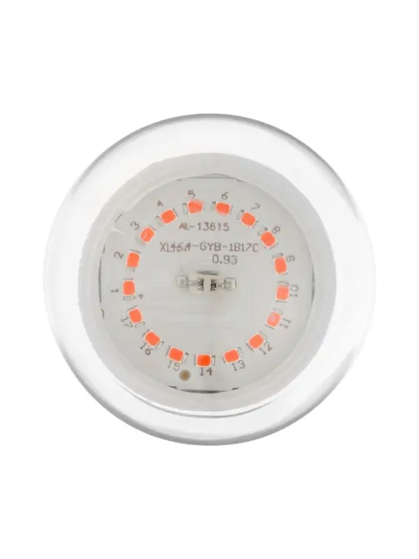 Фитолампа для растений VKL electric, A65, 15 Вт, E27, IP20, красно-синий спектр