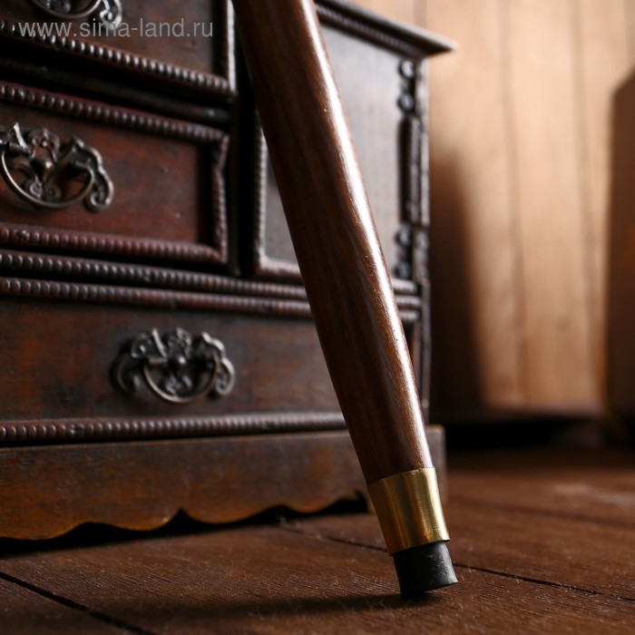 Трость разборная "Дракон" дерево, латунь 95х10х3 см