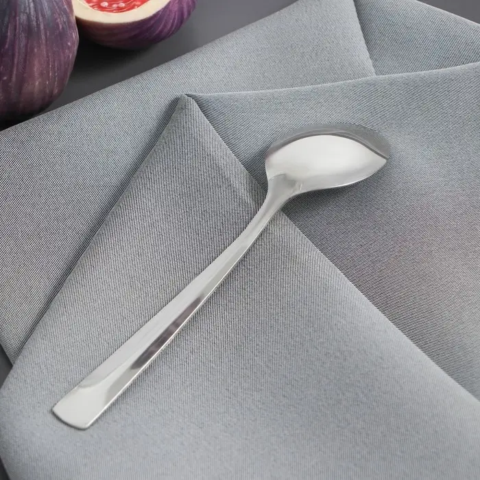 Ложка чайная Доляна &laquo;Майя&raquo;, длина 13.4 см, толщина 1.2 мм, серебристая