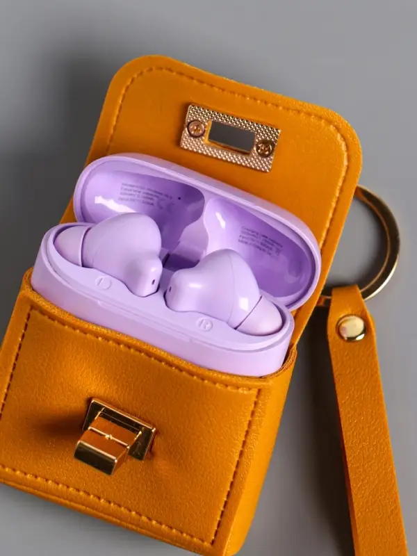 Брелок кожзам с карабином, с ремешком "Сумочка" жёлтый 6,2х2,5х7 см