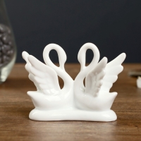 Фигурка под фарфор &laquo;2 лебедя изящество&raquo;, стразы, 10&times;5&times;9 см