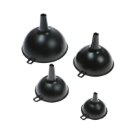 Набор воронок Oktan, 4 шт, 115, 95, 75 и 55 мм, черный Набор воронок Oktan, 4 шт, 115, 95, 75 и 55 мм, черный