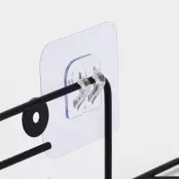 Полка для ванной угловая, 20,5*20,5*6,5 см, цвет черный