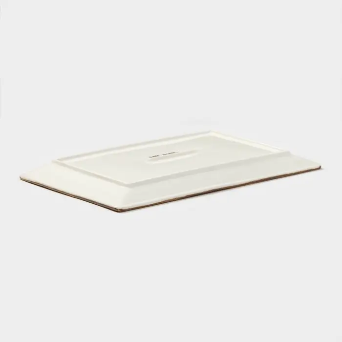 Блюдо сервировочное Magistro &laquo;Церера&raquo;, фарфор, 28&times;17,5&times;2 см, белое