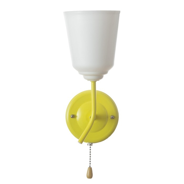 Бра Бра "Онлайн" (цил.) 1х15Вт Е27 МОДЕЛЬ:BR 02078 желтый 10,5х15х27см