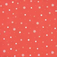 Бумага упаковочная глянцевая двусторонняя "Снегири", 70 х 100 см