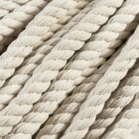 Канат хлопчатобумажный 12 мм (20 м) белый, Моток Канат хлопчатобумажный 12 мм (20 м) белый, Моток